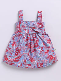 Moms Love Infant Girls Cotton Floral Print Fit & Flare Dress