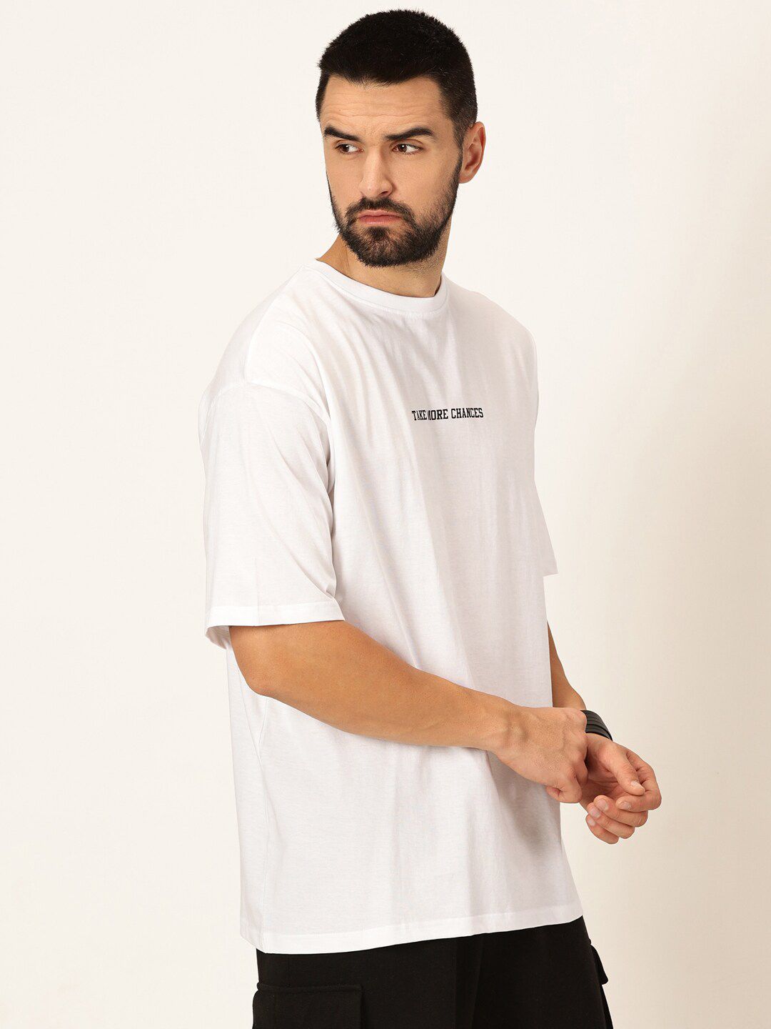 Thomas Scott Oversized Graphic Printed Bio Finish Cotton T-shirt