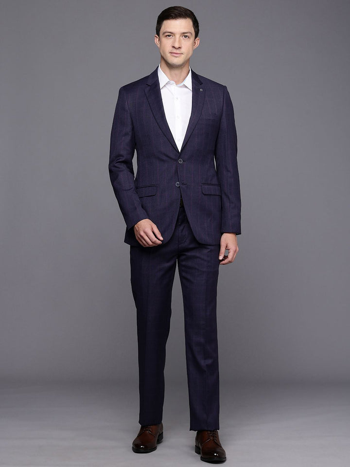 Raymond Checked Contemporary Fit Formal Blazer With Trouser