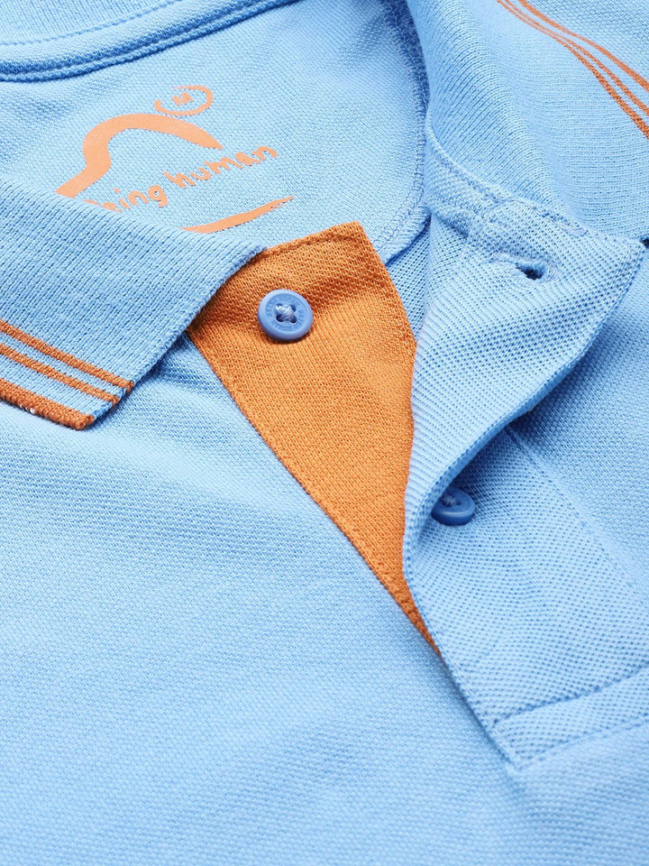 Being Human Pure Cotton Polo Collar T-shirt