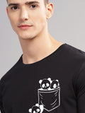 ADRO Men Printed Pockets T-shirt