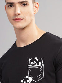 ADRO Men Printed Pockets T-shirt