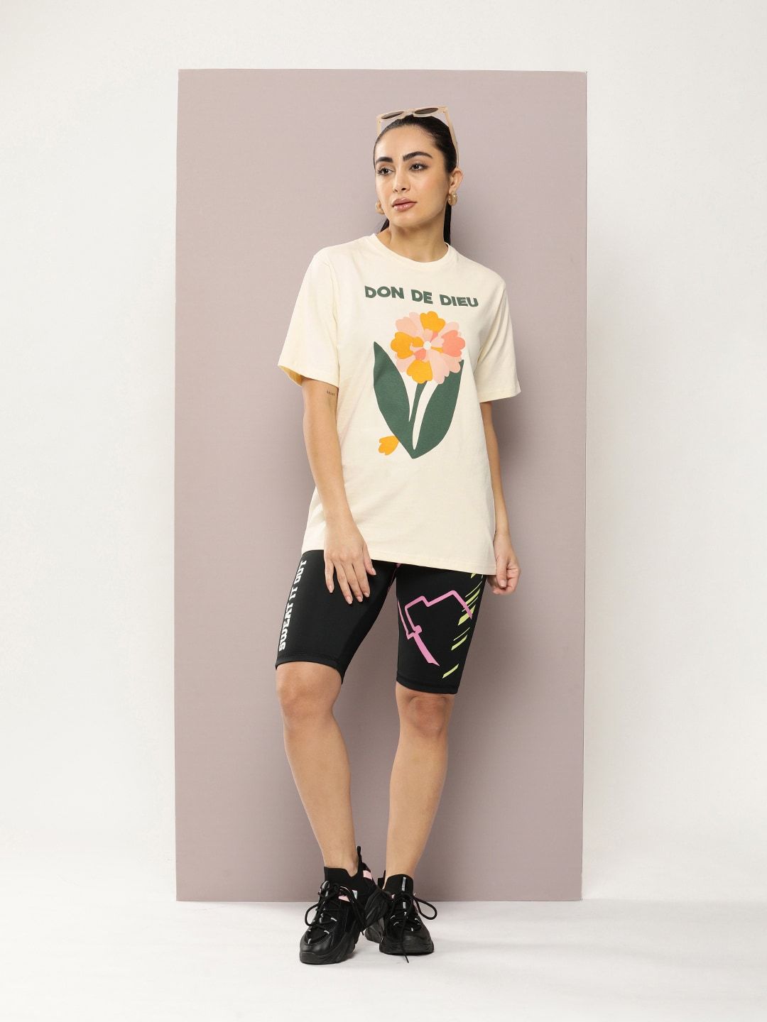 DILLINGER Graphic Printed Oversized Pure Cotton T-shirt