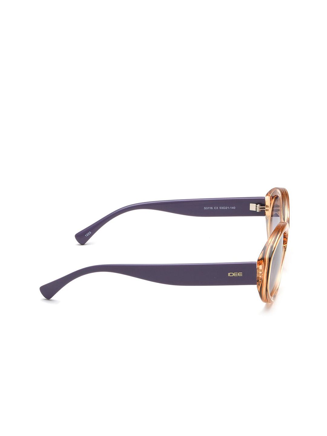 Idee Wanita Cermin mata hitam bujur dengan lensa lensa UV IDS3116C3SG