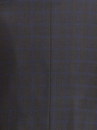 Park Avenue Men Checked Single Breasted Slim Fit 3-Peice Formal Suit