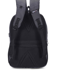 HRX by Hrithik Roshan Unisex Grey Backpack with Rain Cover & Reflective Strip