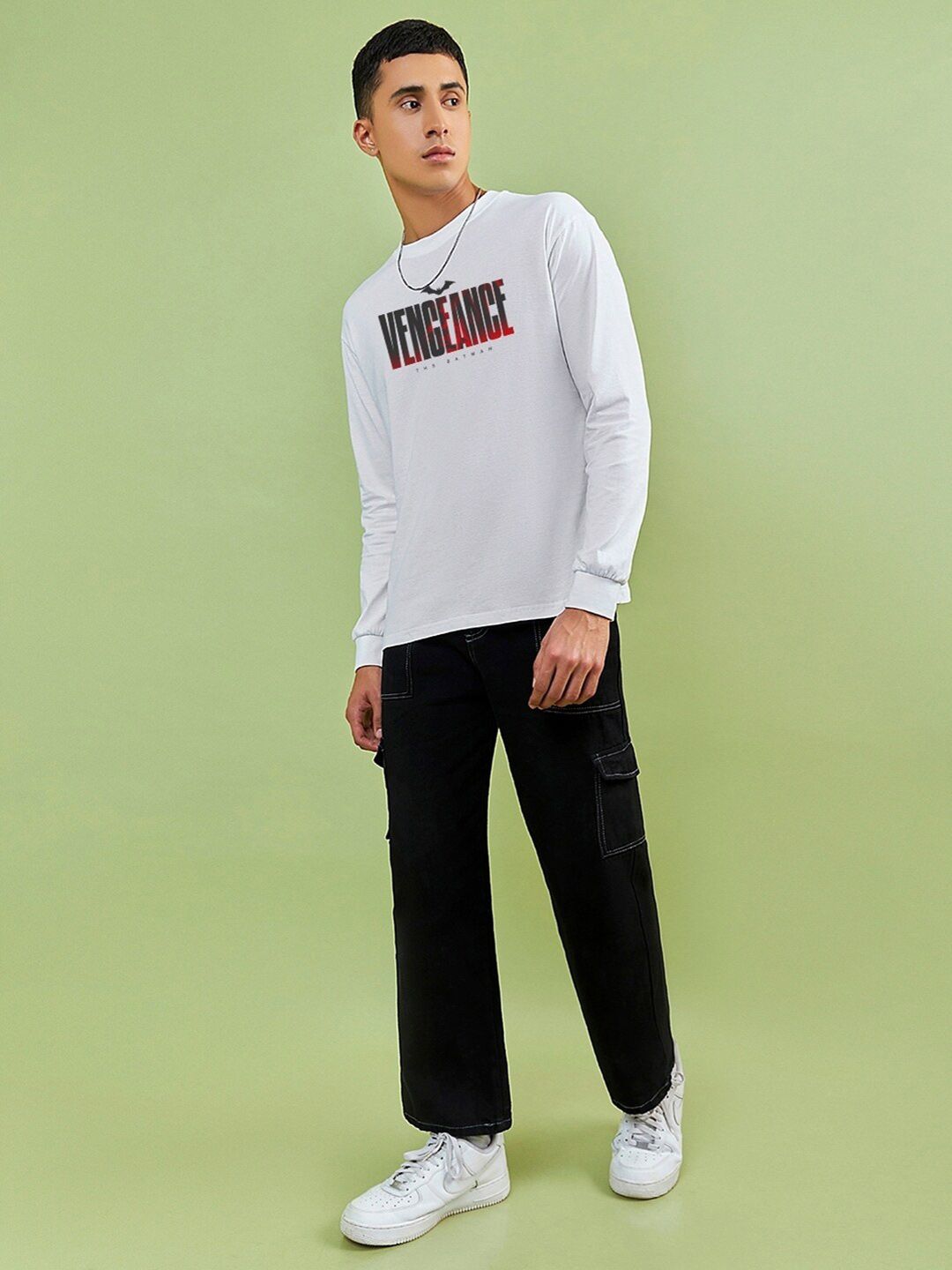 Bewakoof Typography Printed Pure Cotton Oversized T-shirt