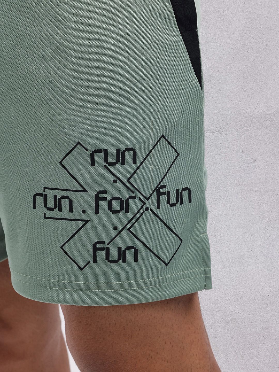 HRX by Hrithik Roshan Men Typography Print Rapid-Dry Running Shorts