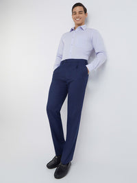 Raymond Self Design Classic Fit Formal Trouser