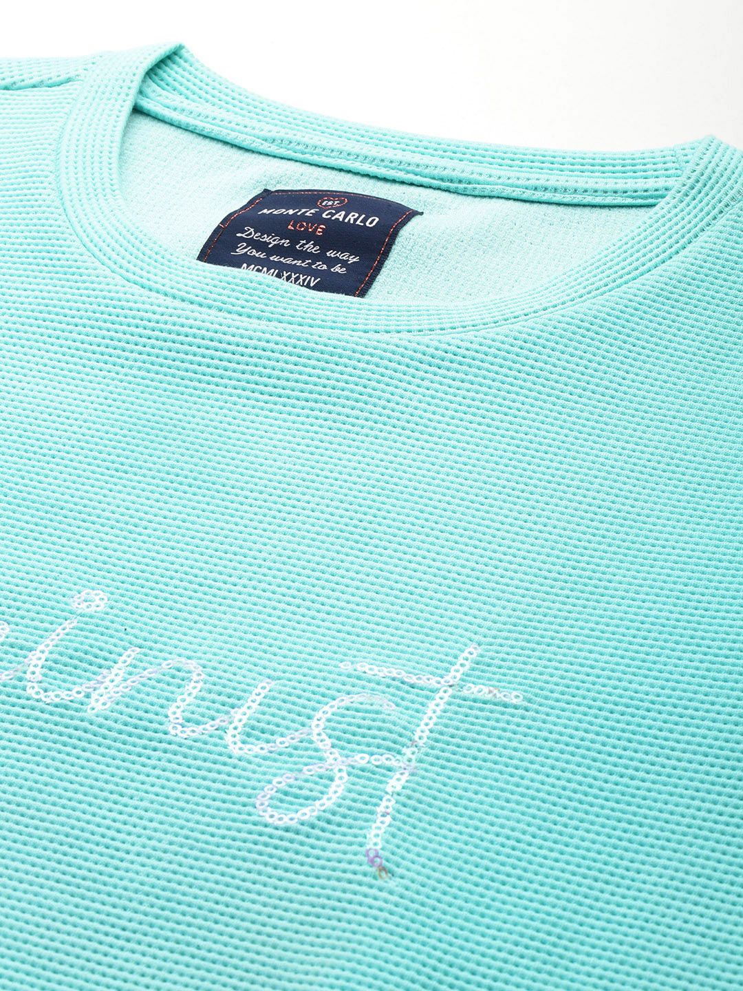 Monte Carlo Self-Design Sequined Sweatshirt