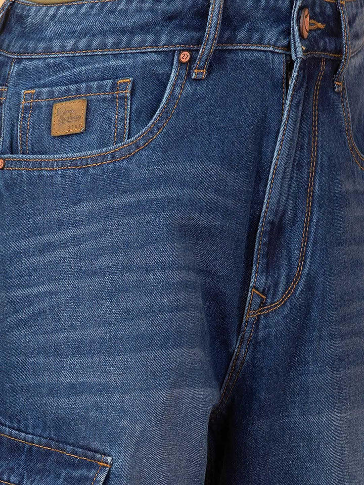 Being Human Men Low Distress Light Fade Jeans