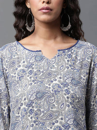 AURELIA Ethnic Motifs Printed Straight Kurti