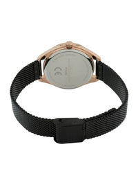 Sambungan Perancis Wanita Dail Dail & Gelang Gaya Tali Analog Watch FCK4BM