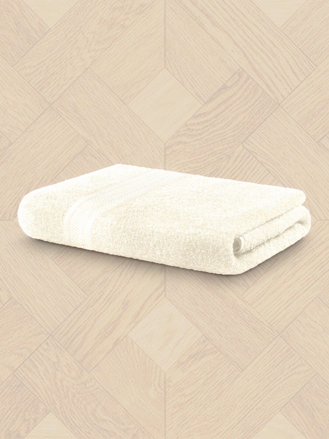 BOMBAY DYEING Cream Pure Cotton 650 GSM Bath Towel