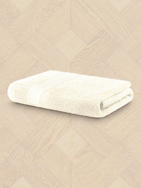 BOMBAY DYEING Cream Pure Cotton 650 GSM Bath Towel
