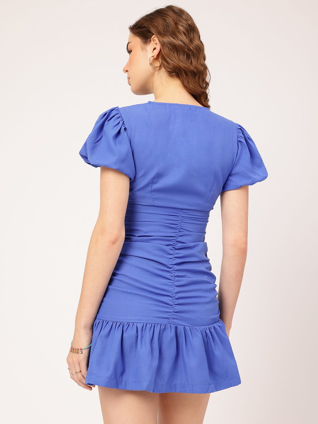 DressBerry Drop-Dead Gorgeous Ruched Mini Dress