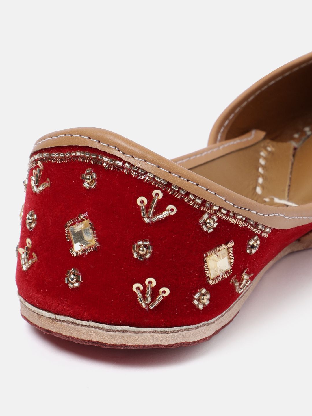 House of Pataudi Embellished Ethnic Mojaris