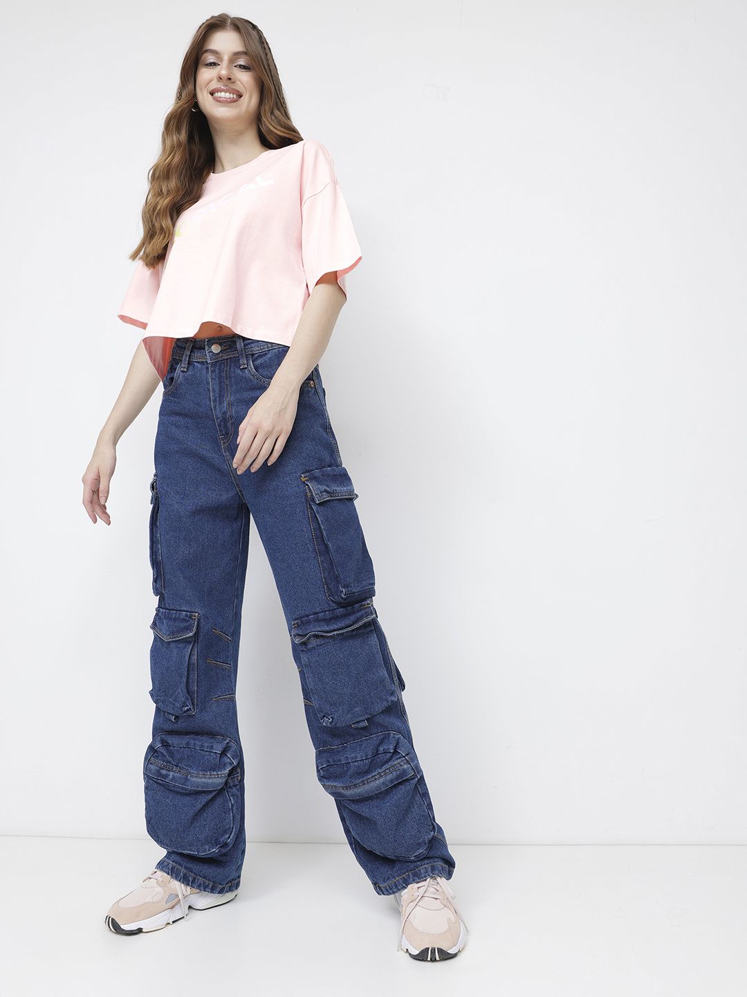 DressBerry Beyond Bland Tropic Escape Boxy T-shirt
