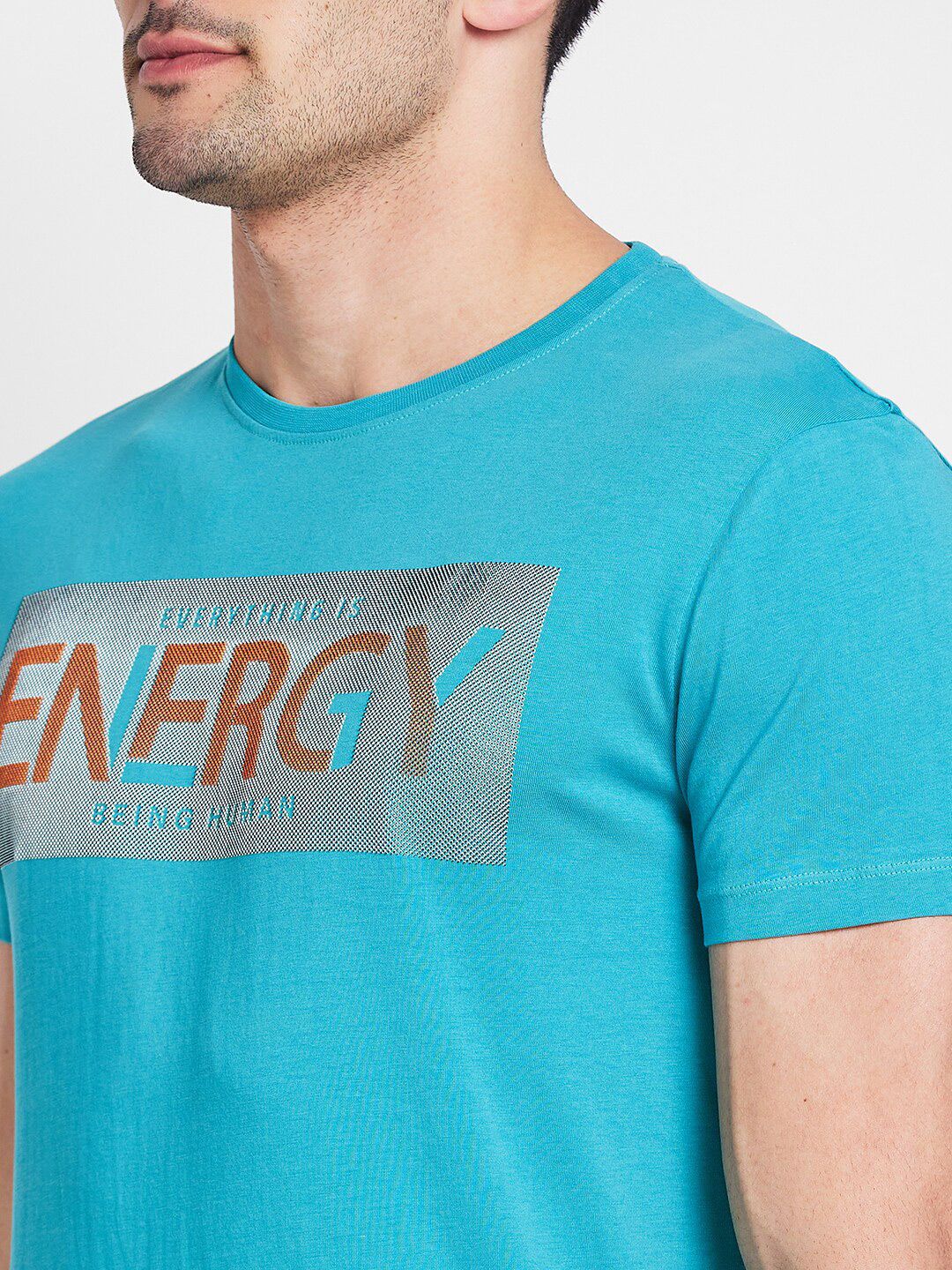 Being Human Typography Printed Casual T-shirt