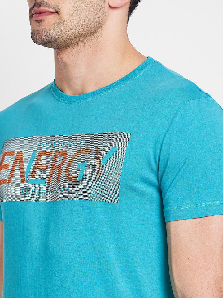 Being Human Typography Printed Casual T-shirt
