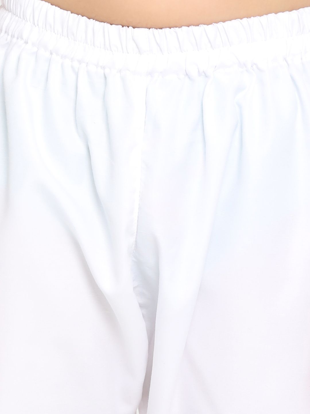 VASTRAMAY Boys White Solid Kurta with Pyjamas