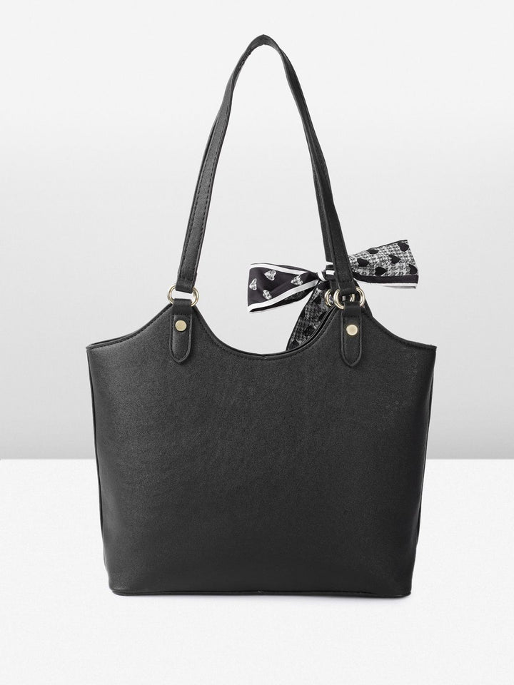 all about you Structured Shoulder Bag with Bow Detail