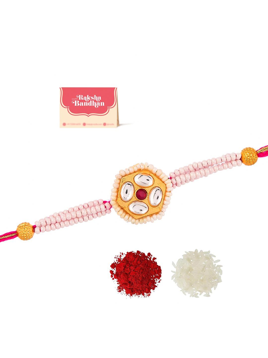 Voylla Men Kundan Rakhi