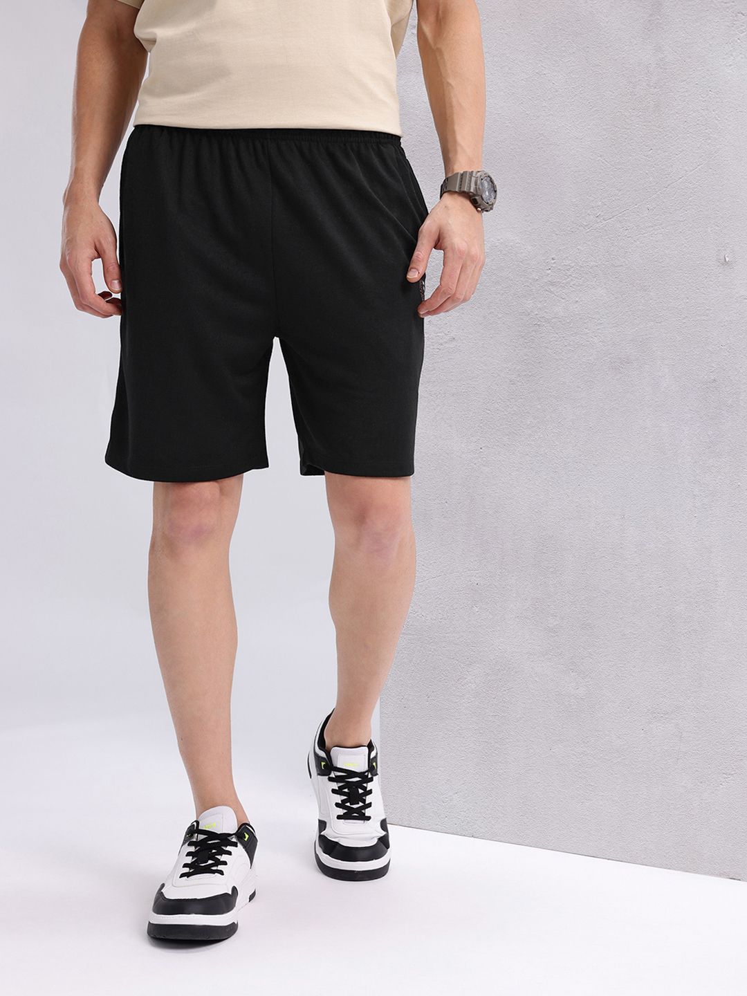 HRX by Hrithik Roshan Men Typography Printed Shorts
