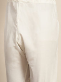 SOJANYA Men Woven Design Kurta with Churidar with Nehru Jacket