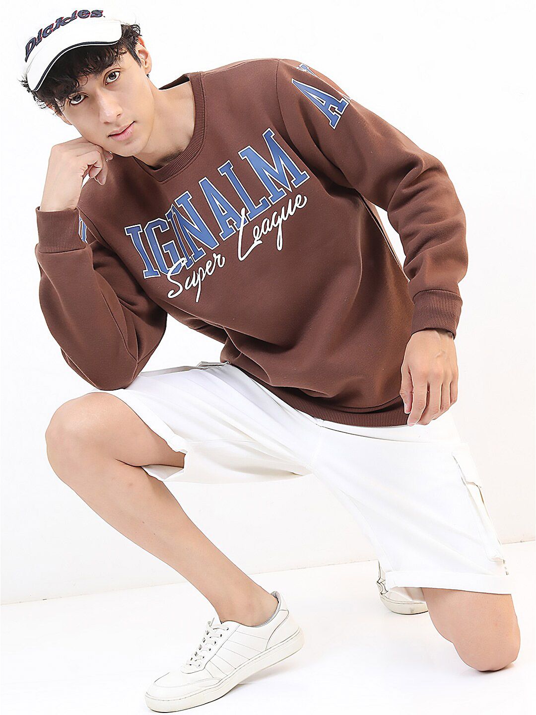 HIGHLANDER Men Brown Printed Sweatshirt