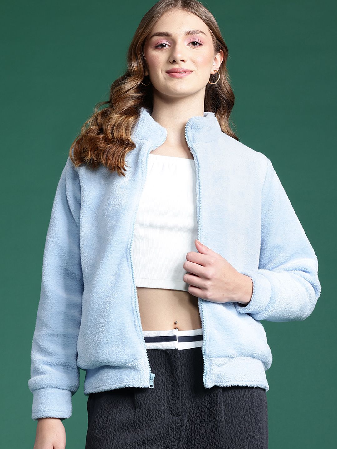 DressBerry Women Faux Fur Tailored Jacket