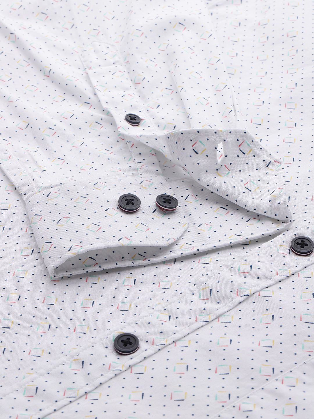Thomas Scott Plus Size Premium Printed Pure Cotton Casual Shirt