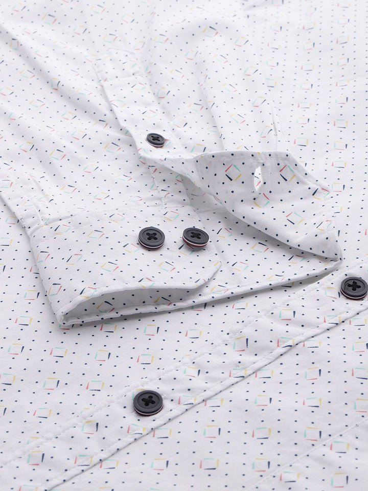 Thomas Scott Plus Size Premium Printed Pure Cotton Casual Shirt