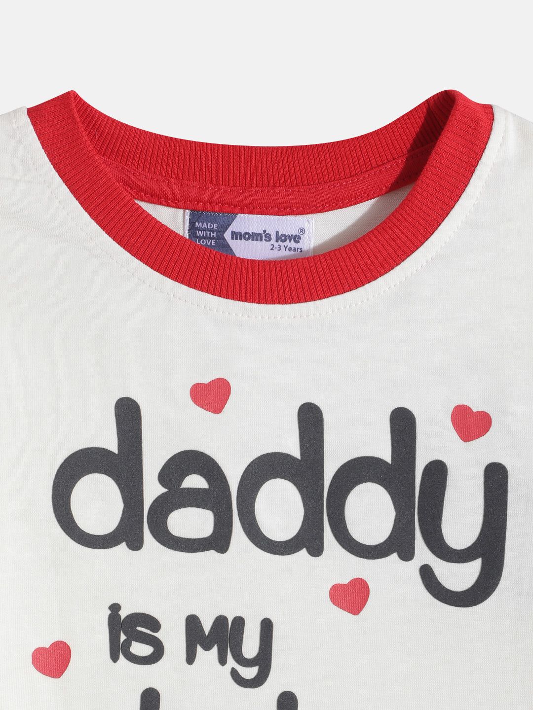 Moms Love Kids Girls Printed Pure Cotton Clothing Set