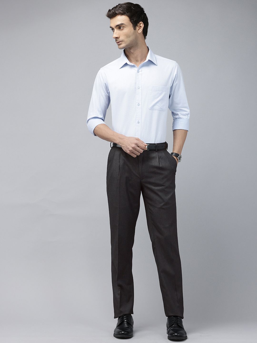 Park Avenue Men Comfort Fit Formal Trousers
