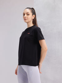 HRX by Hrithik Roshan Women Brand Logo Printed T-shirt
