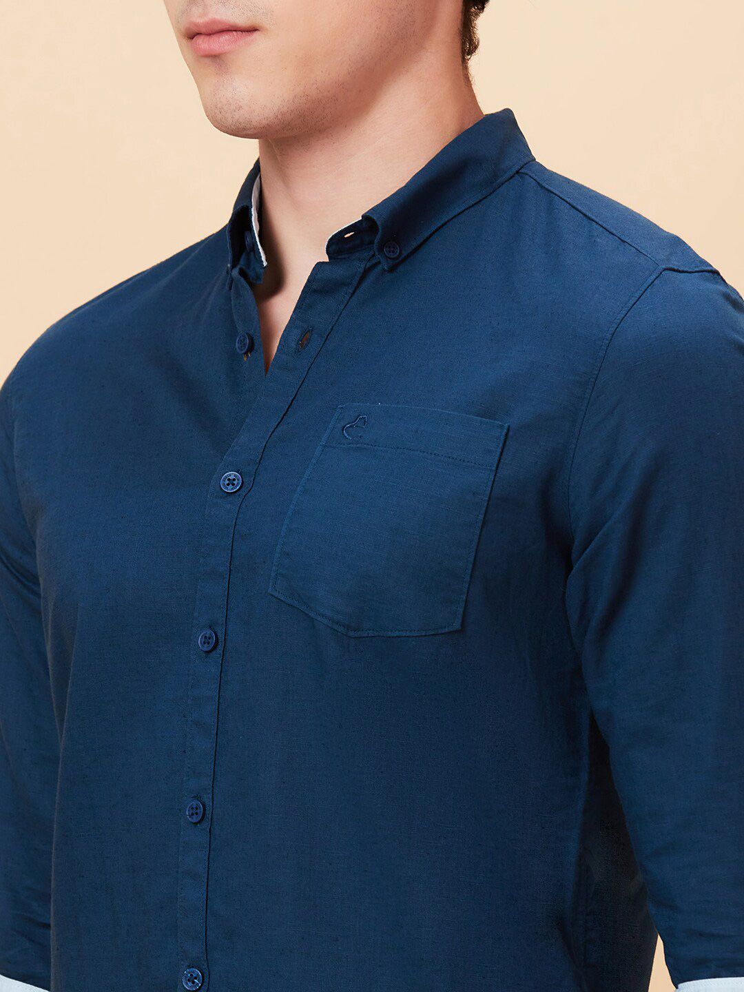 Being Human Spread Collar Slim Fit Casual Shirt