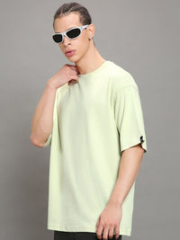 Bewakoof Drop-Shoulder Sleeves Oversized Cotton T-shirt