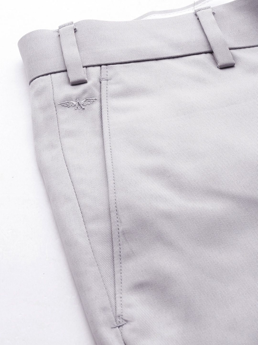 Park Avenue Men Solid Formal Trousers
