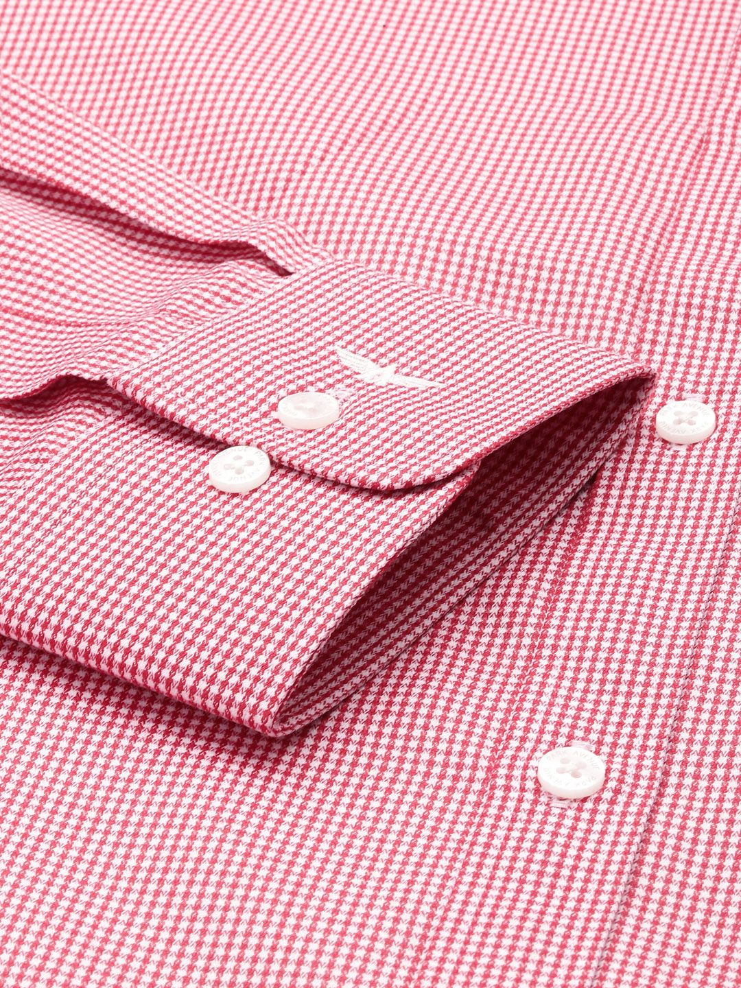 Park Avenue Slim Fit Micro Checked Formal Shirt