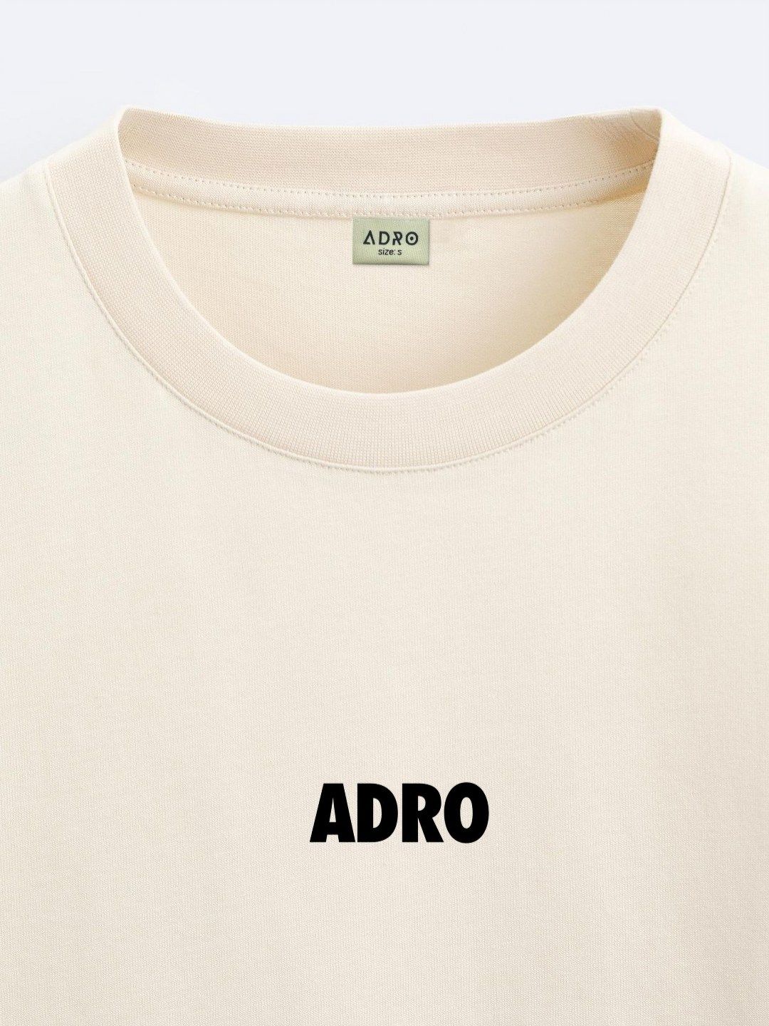 ADRO Men Typography Printed Applique T-shirt