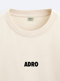 ADRO Men Typography Printed Applique T-shirt