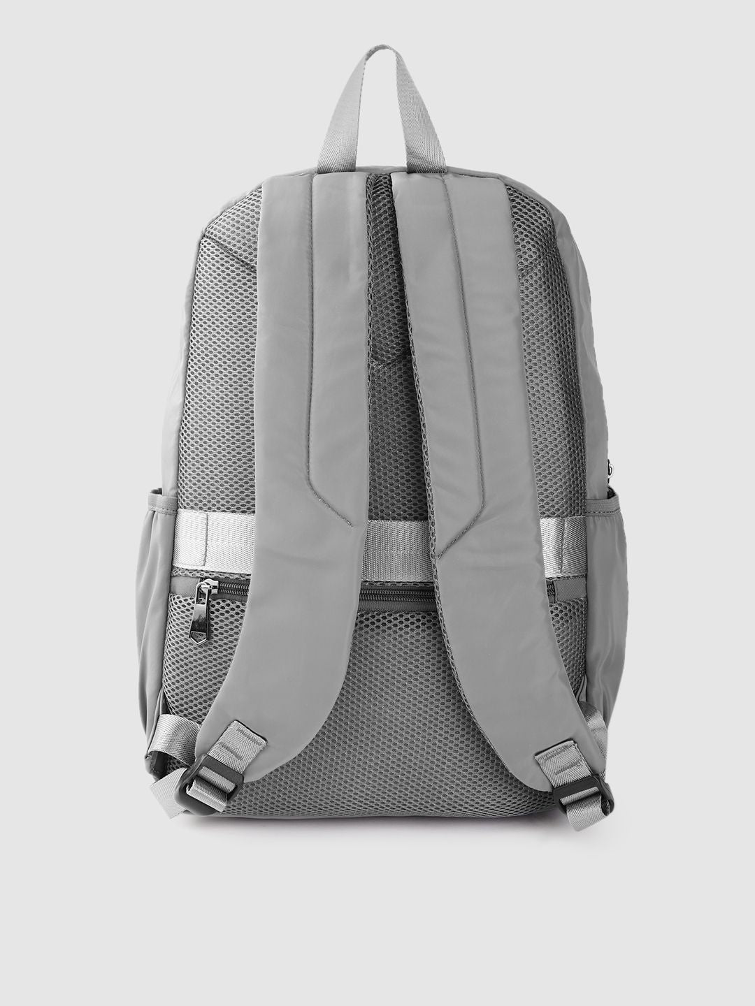 Lino Perros Women Grey Solid 13 Inch Laptop Backpack