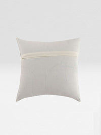 STITCHNEST Yellow & Off White Set of 5 Geometric Printed Square Cushion Covers