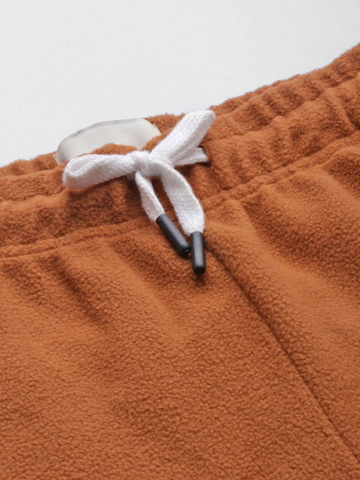 Mr Bowerbird Men Brown Solid Liberal Fit Joggers