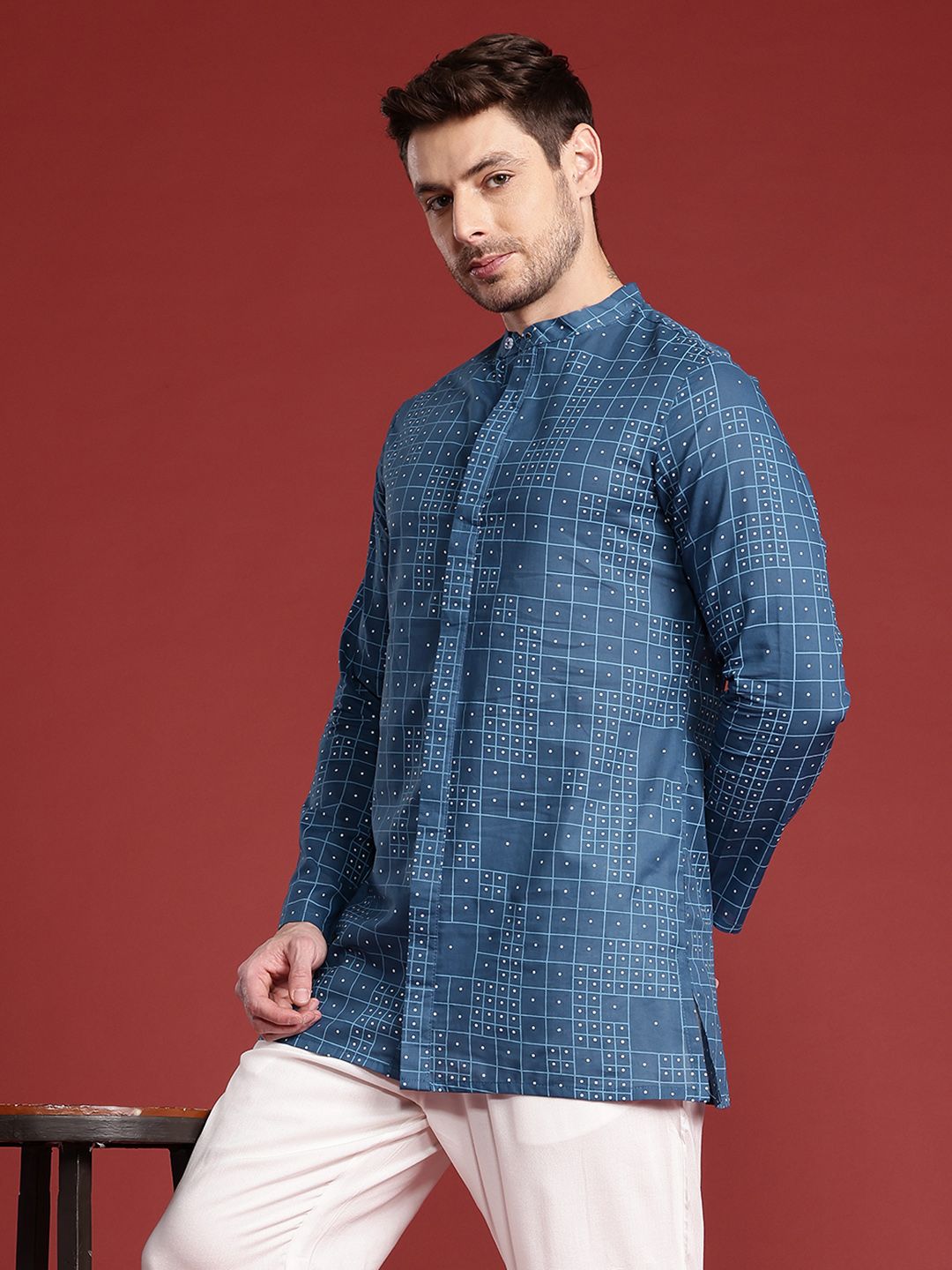 Anouk Cotton Printed Short Kurta