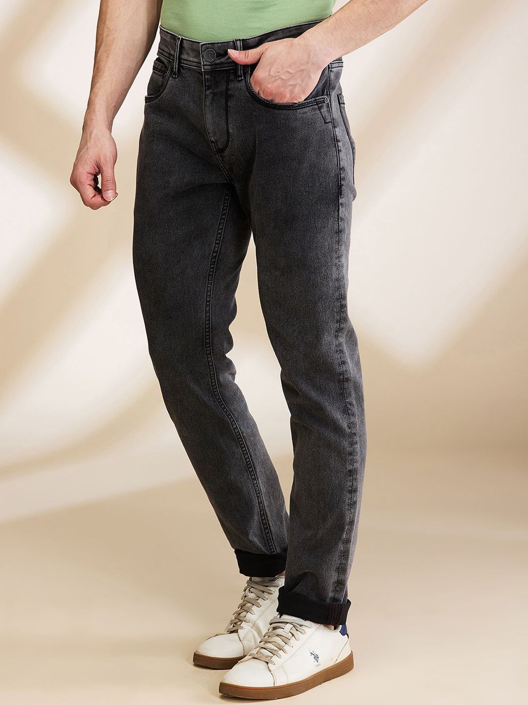 Being Human Men Skinny Fit Light Fade Jeans