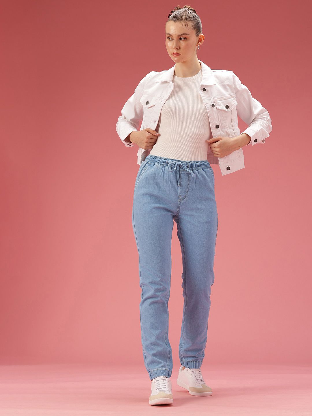 DressBerry Women Jogger High-Rise Stretchable Jeans