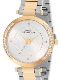 French Connection Women Embellished Dial Bracelet Style Straps Analogue Watch FCH07TM