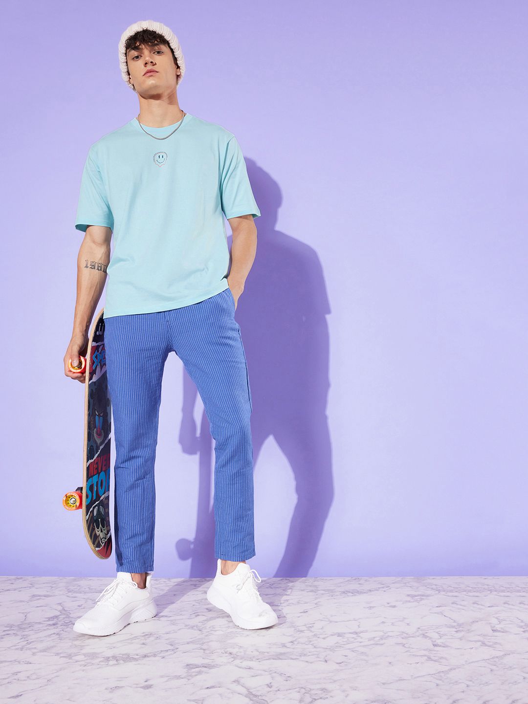 Difference of Opinion Printed Cotton Oversized T-shirt